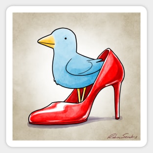 Fashion Bird - Heels Sticker